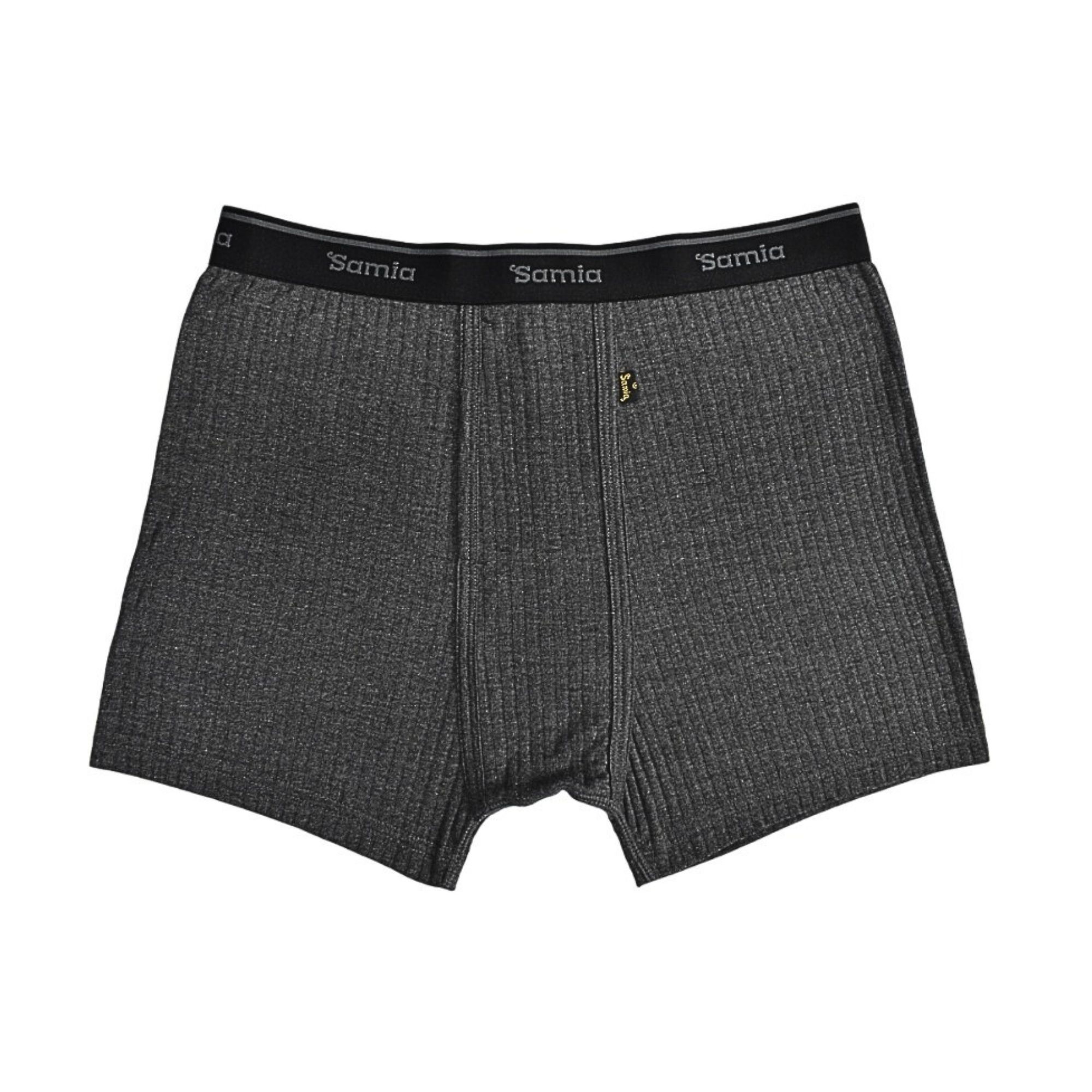 Bóxer Brief Clásico Negro Heather Samia El Salvador